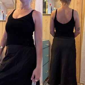 3 FOR $15 DEAL / Jolie & Joy small black‎ ribbed knit tank - PVBUNDLE